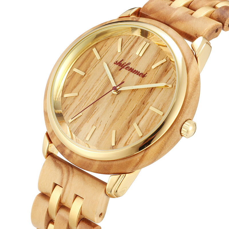 Shifenmei Paar Holz Uhr 2019 Mode Quarz Damen Holz Uhr Casual Liebhaber Uhren Frauen Männer Top Marke Luxus Uhr 5503