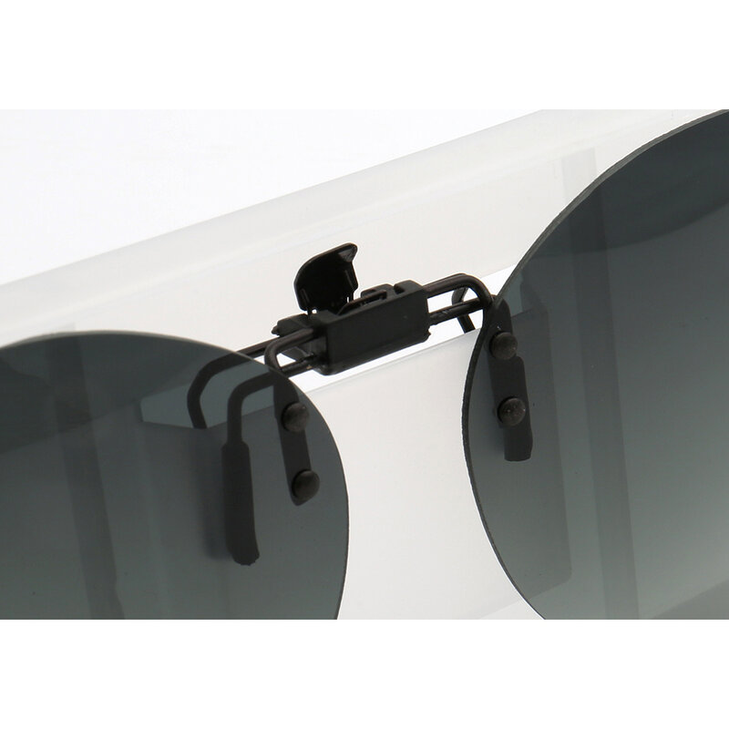 ผู้หญิงรอบคลิปบนแว่นตากันแดด flip UP แฟชั่น UV400 ขับรถตกปลา Night Vision แว่นตากันแดดเลนส์
