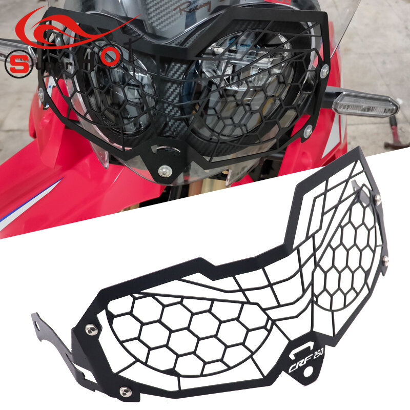 Koplamp Koplamp Grille Shield Guard Cover Protector CEF250L CRF250 L Crf 250L Rally Abs 2017 2018 2019 Motorfiets Accessoires