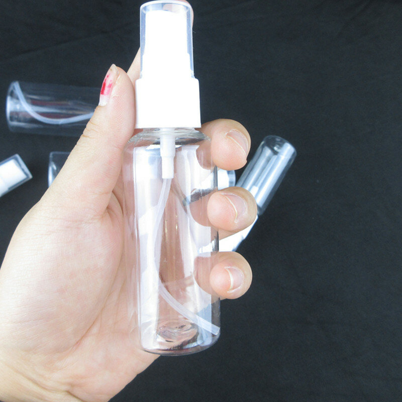Botella de Perfume de viaje portátil, envases vacíos de muestra, atomizador de Alcohol, 30 #, 5ml, 10ml, 20ml, 50ml, lote de 50 unidades