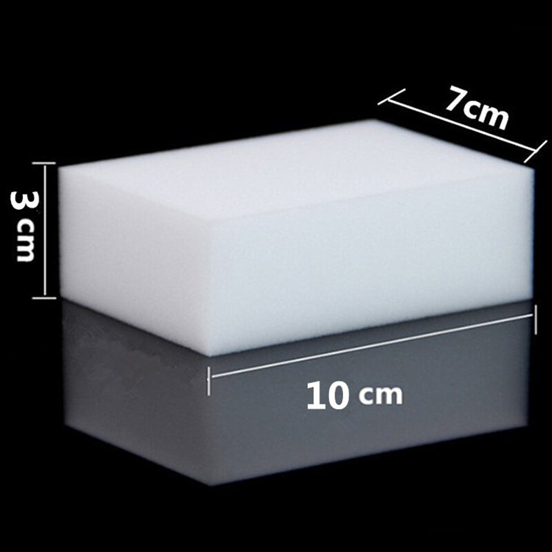 Губка меламиновая, 10x7x3 см, 50 шт./лот