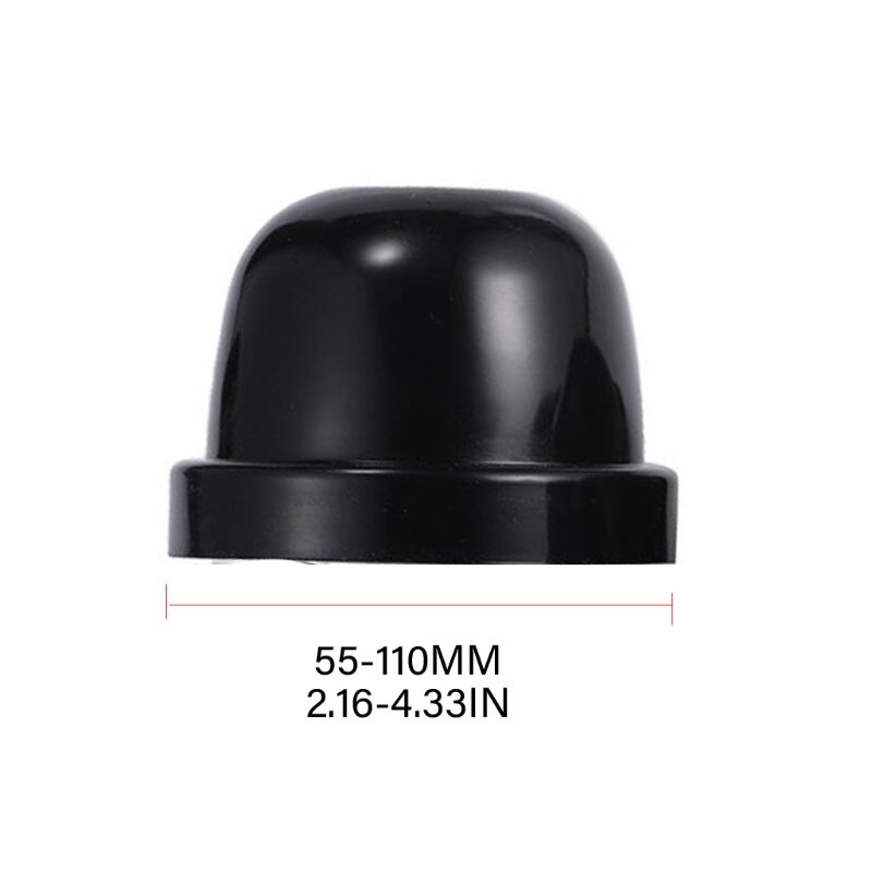 1 Pc Car LED Headlight Dust Cover Rubber Seal Cap 55mm-110mm Waterproof Rubber Headlamp Housing Gasket Seal Cap Dustproof Shell
