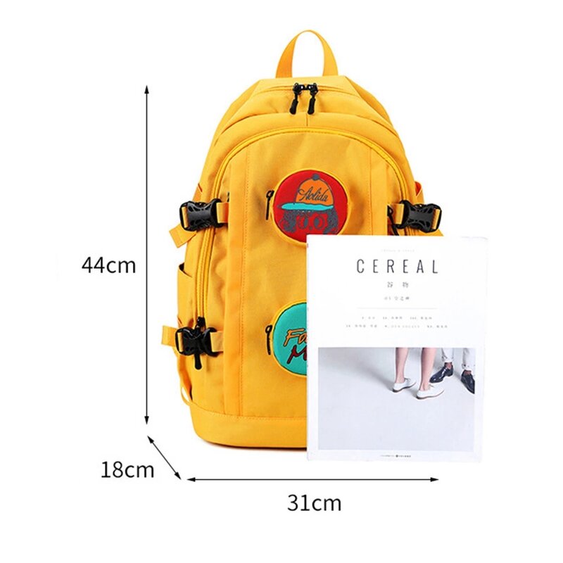 Material escolar sacos para meninas adolescentes à moda mochilas primária junior high schoolbag dos desenhos animados impresso grande capacidade