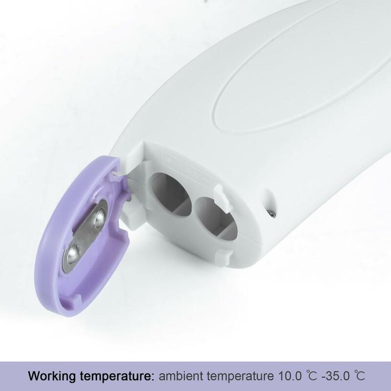 Medidor de temperatura infravermelho ir, medidor de temperatura infravermelho sem contato com arma digital de temperatura display lcd termômetro