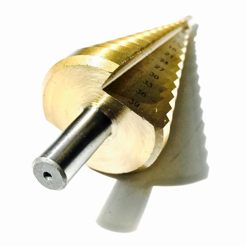A venda de custo de hss4241 fez a lata revestida do bocado de núcleo do bocado de broca da etapa do cone cortador de furo 4-39/4-40/4-42/6-50/4-52/6-60/10-45