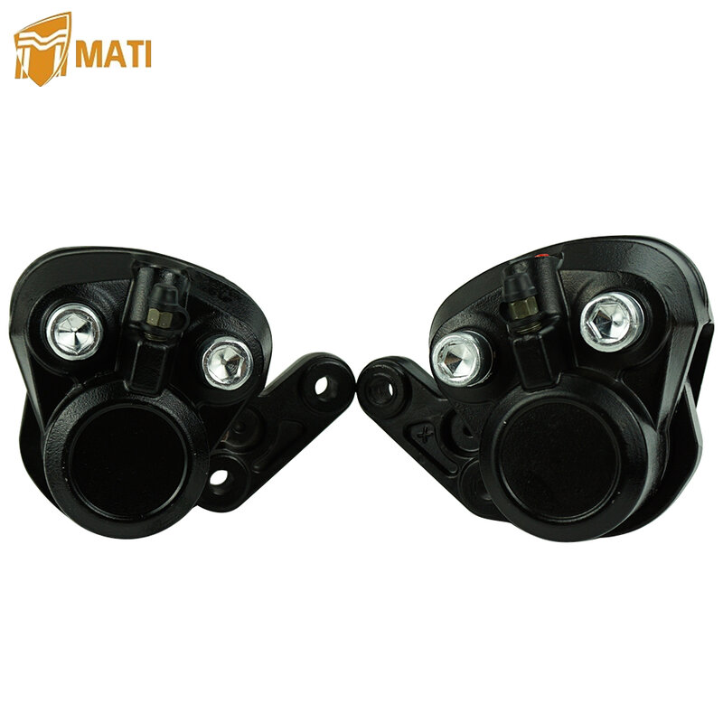 Mati Left Right Front Brake Caliper Assembly Disc Calipers for Kawasaki Z1 Replacement 43041-004 43041-008 with Pads