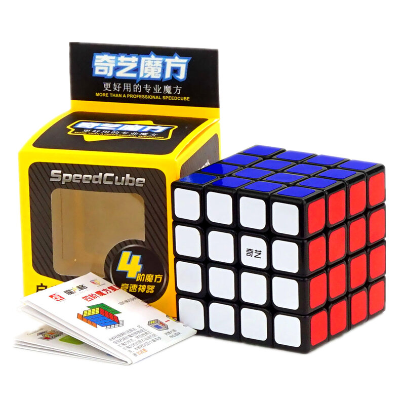 Qiyi ماجيك Speedcube الأسود ملصق 6x6x6 7x7x7 مكعب ماجيك 4x4 5x5 6x6 7x7 سرعة لغز لعبة تعليمية الأطفال الإصدار 2