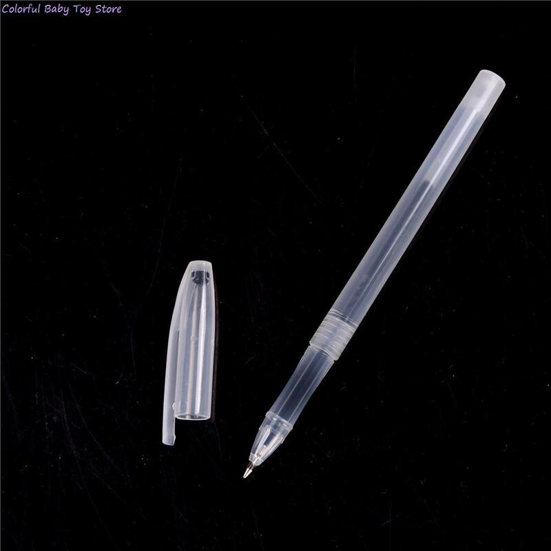 Transparante Magische Pen Onzichtbare Inkt Langzaam Verdwijnen Automatisch Oefenen Pp Pen Blauwe Inkt Grap Speelgoed Rekwisieten