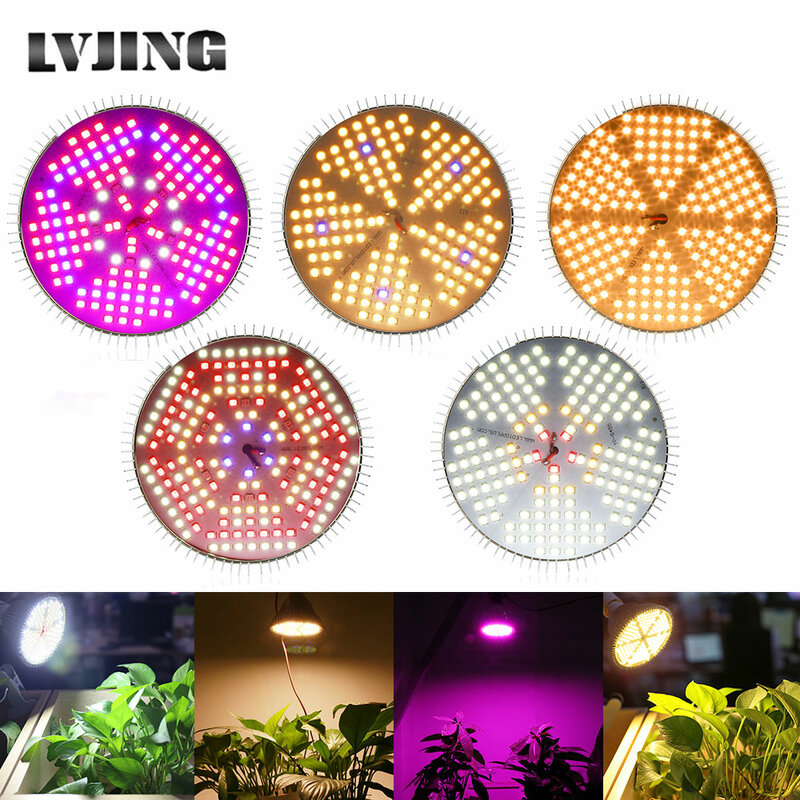 LVJING-luz LED para cultivo hidropónico de espectro completo, lámpara para vegetales de interior, plántulas de flores, 100W, 120W, 4 unidades, 2 unidades, 1 unidad