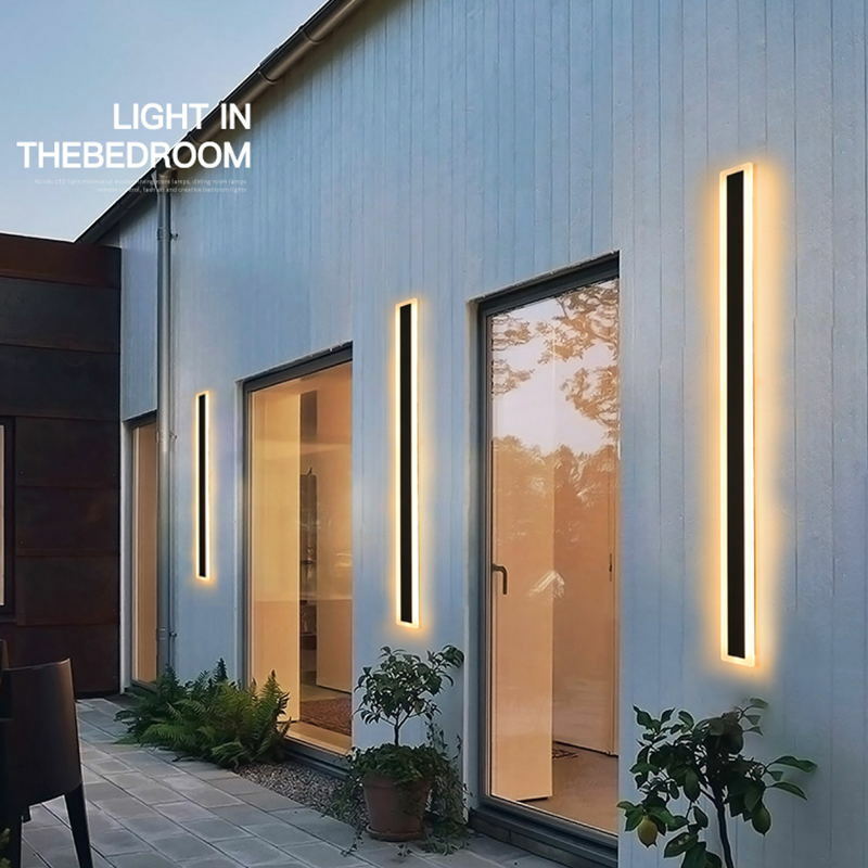 Nowoczesne montowane na powierzchni akrylowe LED kinkiety na nocne ganek lustro łazienkowe wewnątrz i na zewnątrz lampy domu oprawa
