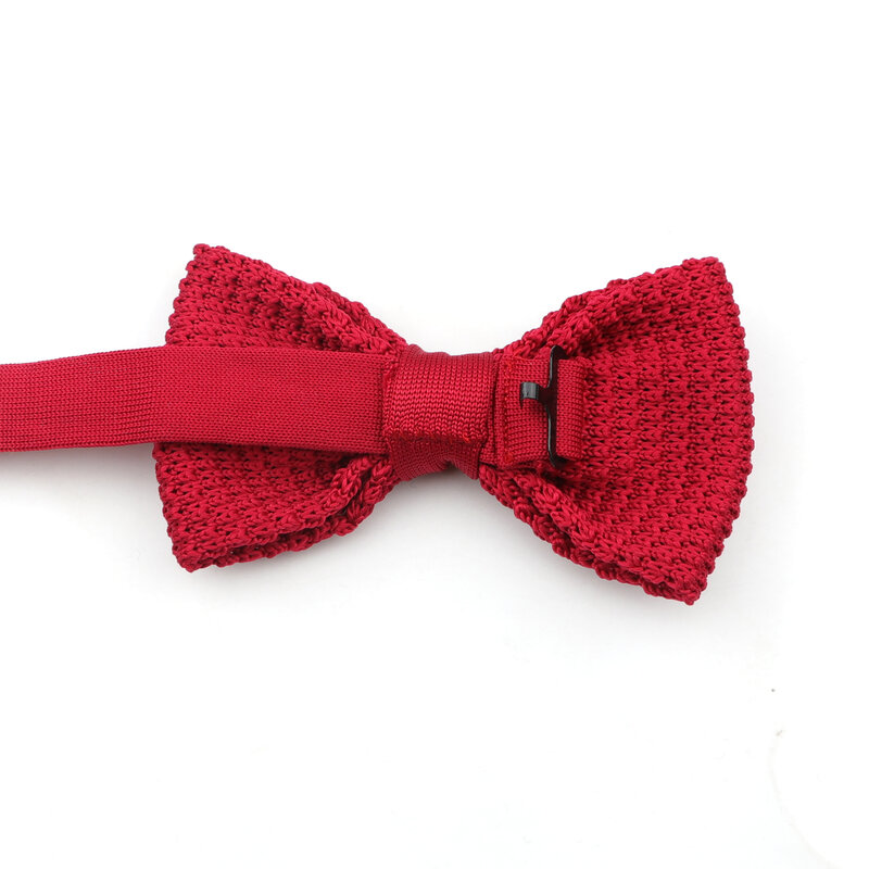 Solid Dot Knit Strikje Ploka Stippen Verstelbare Breien Casual Stropdassen Leisure Vlinder Bowtie Voor Accessoire Kerstcadeau