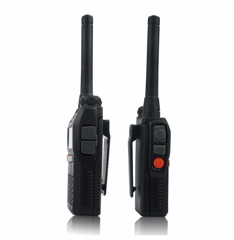 Baofeng تخاطب لاسلكي UV-3R جيب صغير VOX اتجاهين راديو مزدوج النطاق المزدوج عرض 2 واط 99CH راديو FM مع يدوي