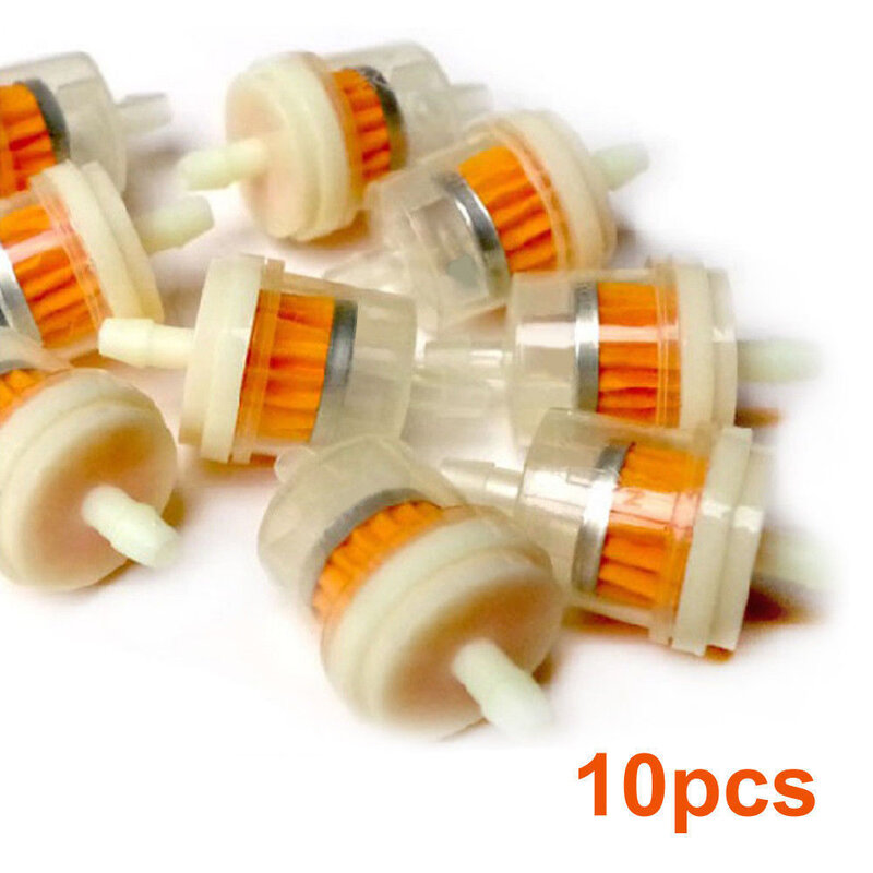 New 10pcs Universal Gas Gas Gas Gas Oil Filter For Scooter Motorcycle Moped Scooter Dirt Bike ATV Fuel Filter