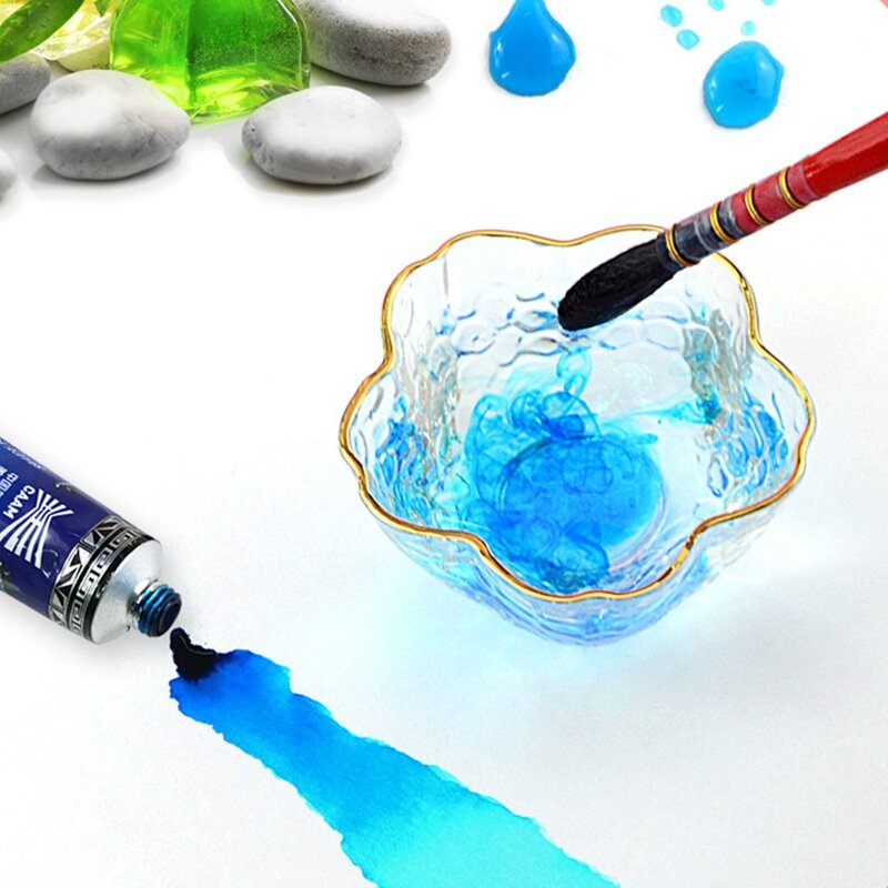 Super visão 15ml extrato natural de planta extrato animal tubo de aquarela transparente profissional pintura de cor de água para pintura