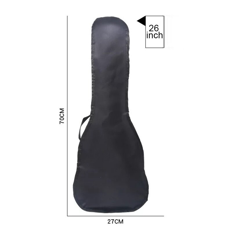 21/23/26Inch Ukulele Bag Oxford Cloth Waterproof Portable Soft Case Monolayer Bag Single Shoulder Backpack Padded Musical Parts