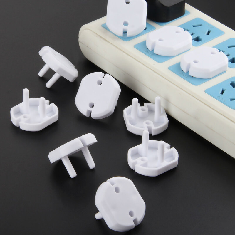 10pcs EU Power Socket Electrical Outlet Baby Kids Children Safety Guard Protection Anti Electric Shock Plugs Protector Cover Cap