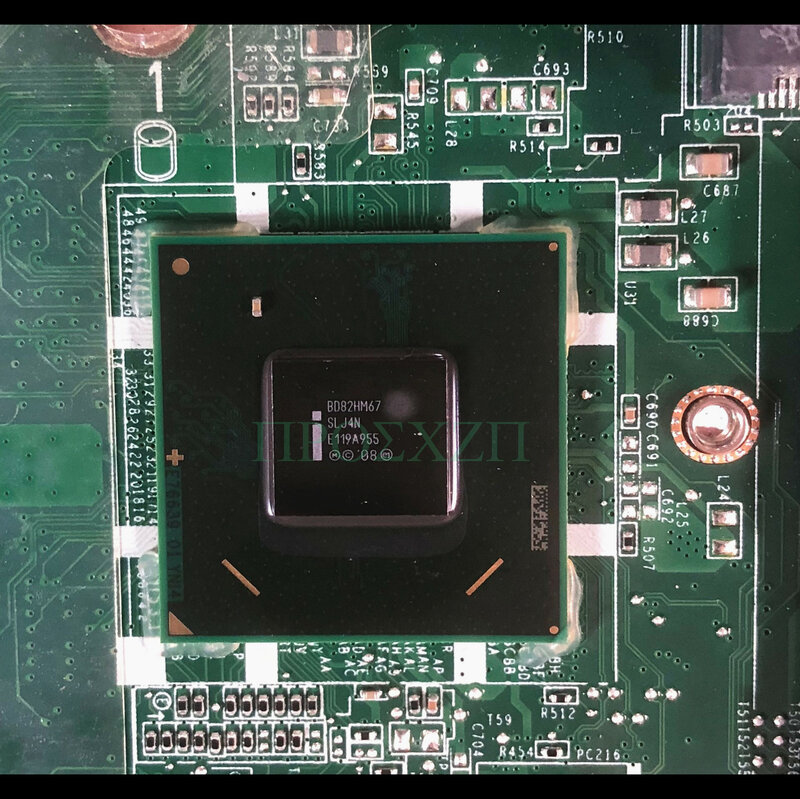CN-0P4N30 메인 보드, DELL XPS 17 L702X 노트북 마더보드 GT555M GPU HM67, DAGM7MB1AE0 100%, 전체 테스트 완료