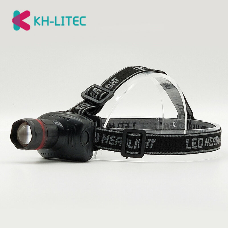 Khlitec-mini lanterna de cabeça para bicicleta, 3 modos, luz led, lanterna led, alta qualidade, atacado