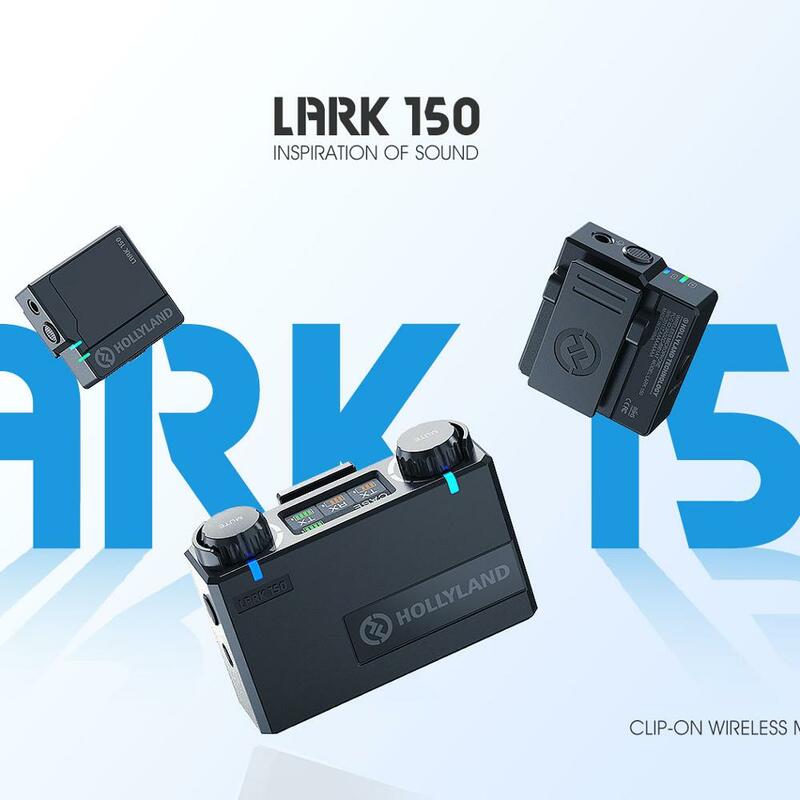 Hollland LARk-愛好家のためのmicrofoneマイク,iphoneおよびAndroidスマートフォン,150 dslrカメラ用,2.4ghz