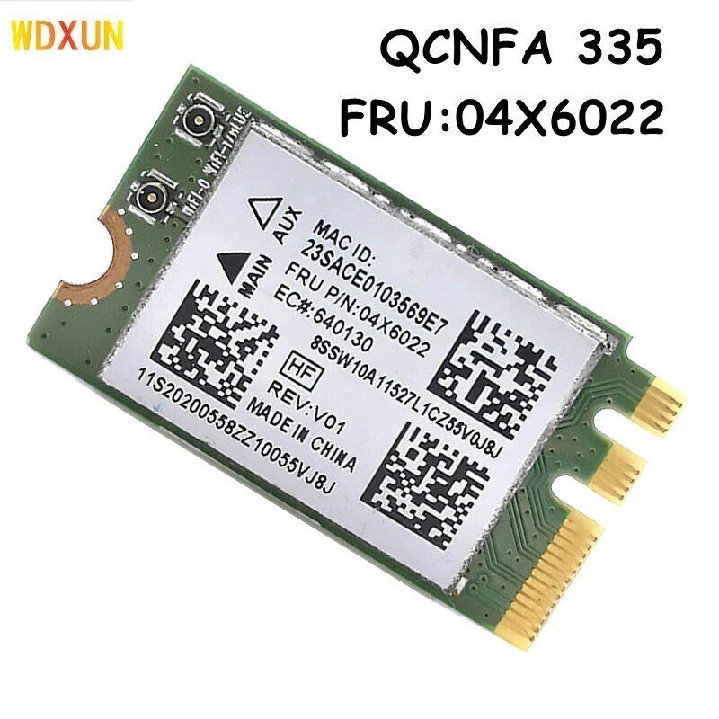 اثيروس NFA335 M.2 NGFF اللاسلكية بطاقة QCNFA335 04X6022 لينوفو FRU G40-70 G40-80 G50-80 B40-80 Z40-70 E455 E555
