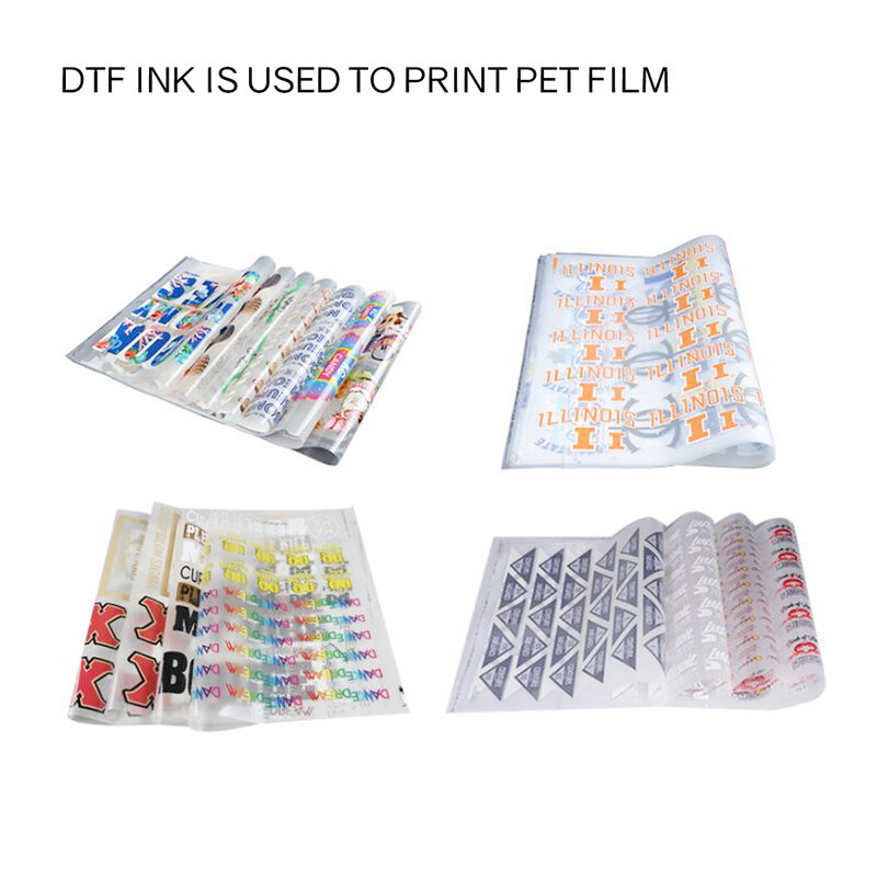 Película para impressão direta de tinta, 100 peças, para dtf, l1800, r1390, r2000, p400, rchapa
