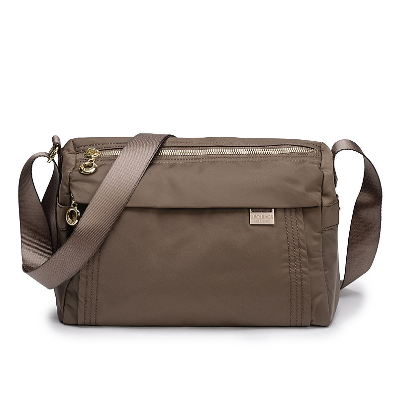 Fouvor New Fashion borse a tracolla piccole per donna borsa a tracolla solida con cerniera in Nylon 6013-04