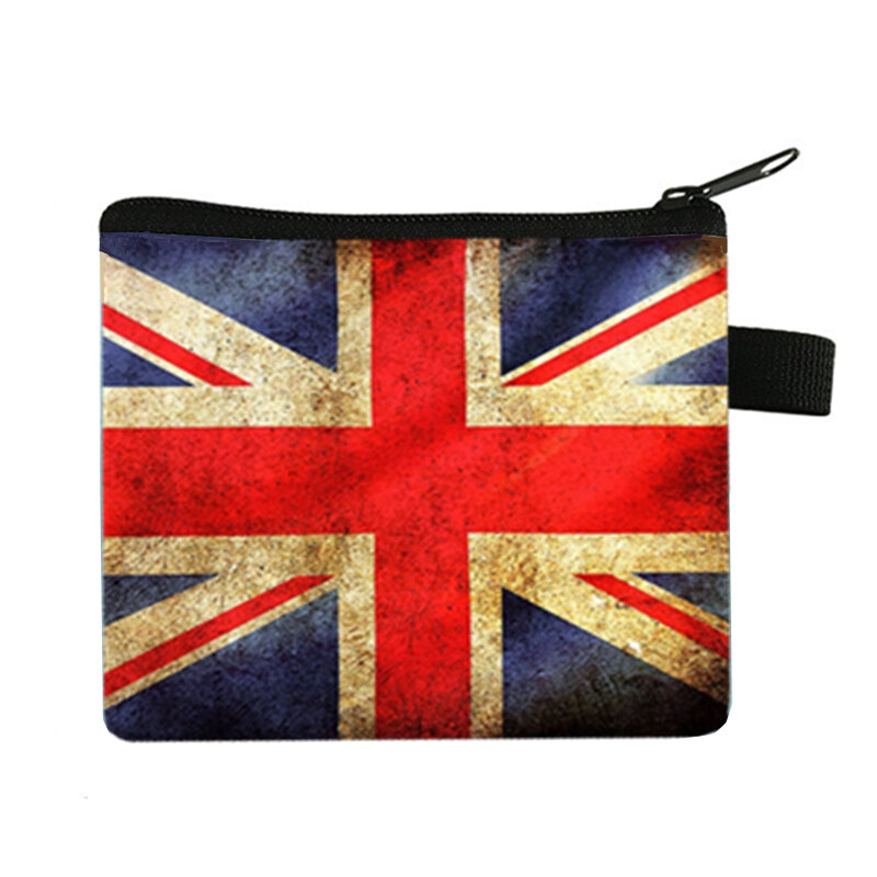 National flag Wallet Student Boys And Girls Short Wallet Card Bag Pocket Change Purse Purse Mini Coin purse Small Pouch coin