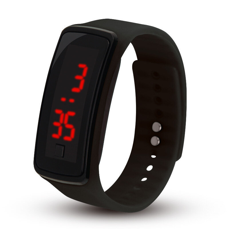 SAILWIND Sport Watch mężczyźni kobiety moda wodoodporna LED Luminous zegarki elektroniczne pasek z miękkiego silikonu zegarek na bransolecie mężczyzn