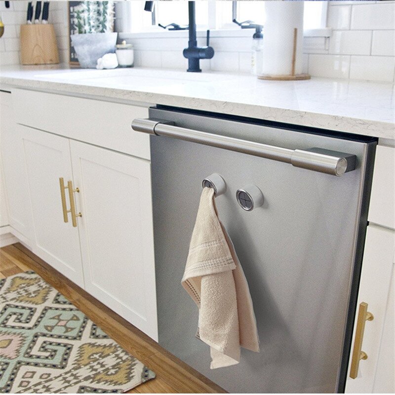 Gancho adesivo para porta de cozinha, ganchos de toalha fortes autoadesivos para pendurar na parede de cozinha, acessórios de banheiro sem furos, 1/2/peças