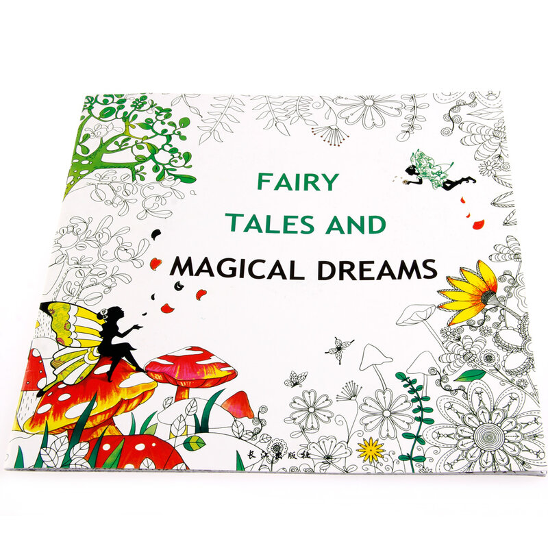 Livre de coloriage Graffiti pour enfants et adultes, conte de fées et rêves magiques, 25x25CM, F3MA