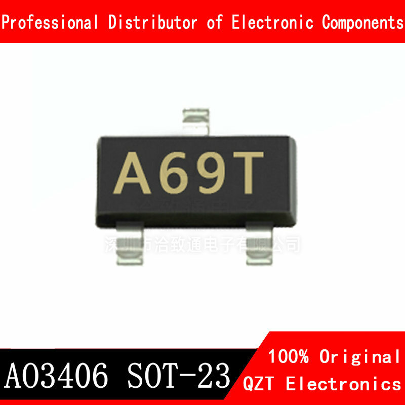 50 pz AO3406 SOT-23 3406 SOT SOT23 MOSFET N-CH 30 V 3.6A