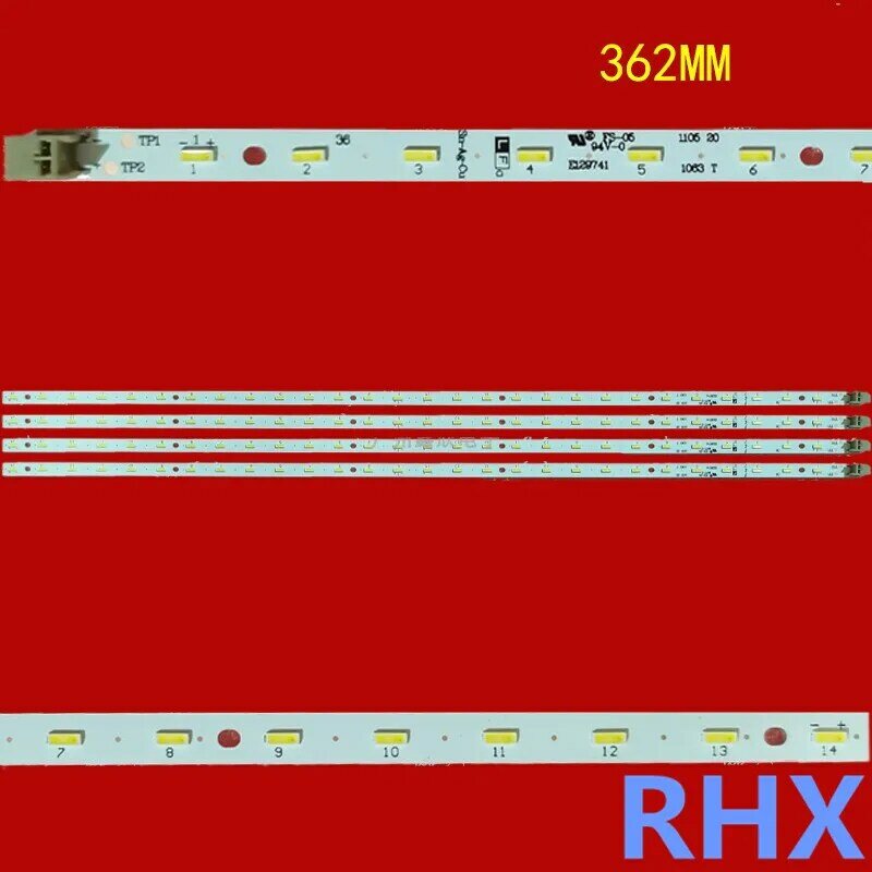 Per 32 pollici sharp 100% nuova barra di retroilluminazione TV LCD 32PFL6606H60 32HFL5573D 2828led 362MM