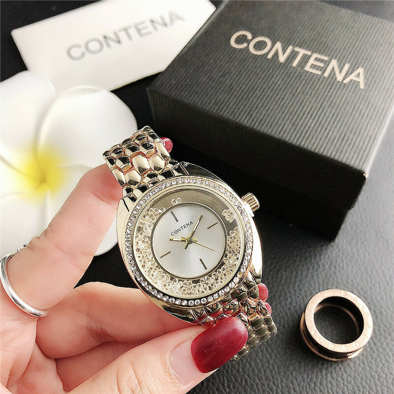 Nieuwe Dames Horloge Mode 2020 Vrouwen Horloges Vintage Strass Vrouwen Horloge Crystal Quartz Horloges Kleine Wijzerplaat Vrouwelijke Klok