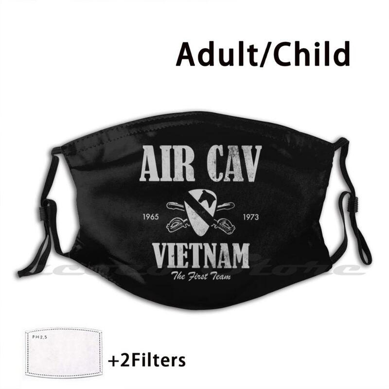 Air Cavเวียดนาม-Firstทีม (ด้อย) ล้างทำความสะอาดได้ยอดนิยมที่กำหนดเองPm2.5 Filter Mask Us Army UsทหารSolider