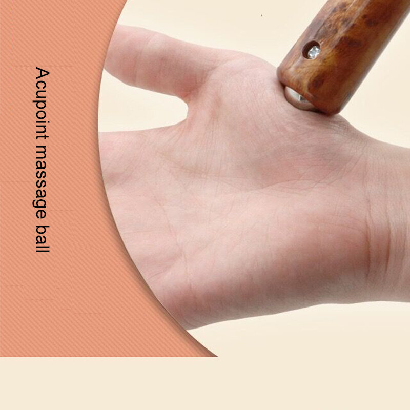 Martello manuale per massaggio alla schiena in legno, meridiano Beat