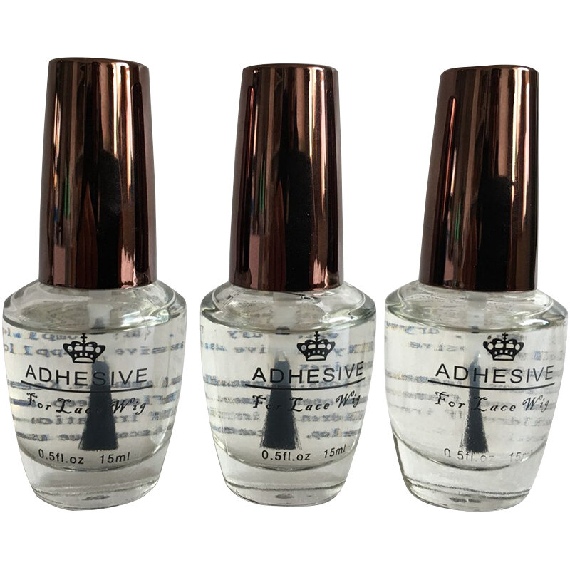 3pcs Lace Glue Hair Glue For Lace Wig Waterproof Wig Adhesive For Toupee Frontal Invisible Bond Glue For Hair Replacement
