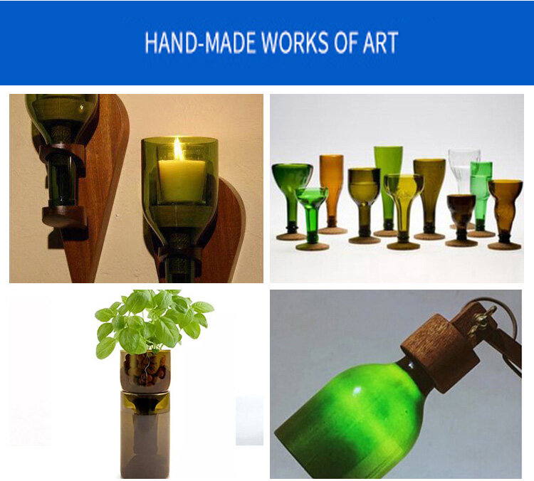 Für VIP DROP Kühlen Glas Flasche Cutter Werkzeug Kreative DIY Schneiden Werkzeuge Maschine Runde Wein Bier für Handwerk Kunstwerk
