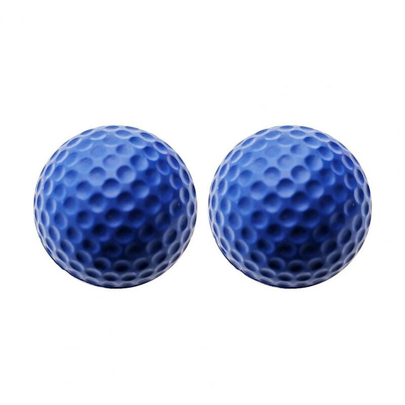 2Pcs ลูกกอล์ฟยืดหยุ่นสูงเป็นมิตรกับสิ่งแวดล้อมความปลอดภัยกอล์ฟ Balls ของเล่นเด็กสำหรับกอล์ฟゴルフボール 골프공 스탬프