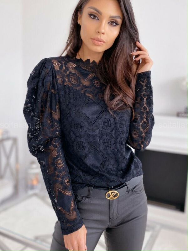 Women Hollow Out Lace Floral Shirt Blouses Female Long Sleeve Office Ladies Tops Turtleneck Blouse Pullover Clothes
