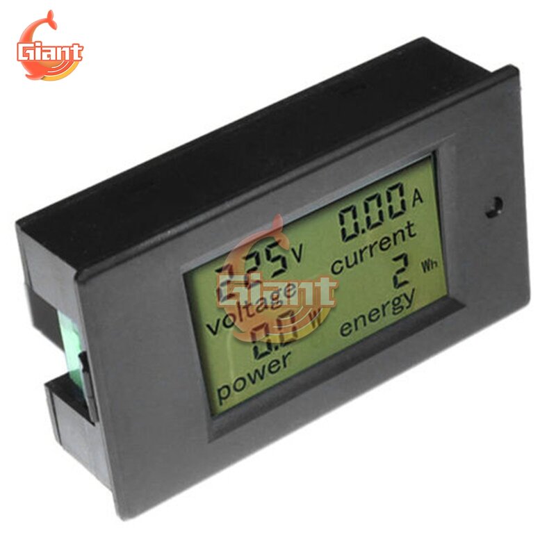 Ac 80-260v dc 6.5-100v 20a 50a 100a lcd digital voltímetro amperímetro medidor de potência kwh watt tensão de energia corrente testador