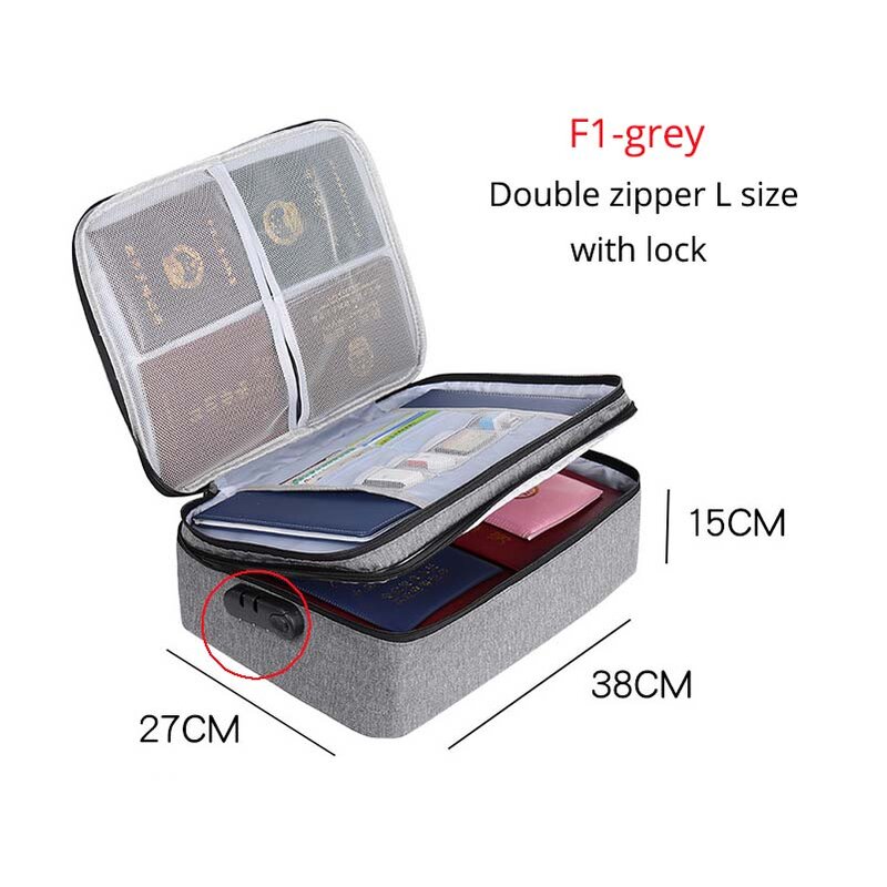 Portable Briefcase For Document Bag Women Men'S Bag For Documents New Travel Business Bag File Paper Storage Documents Organizer