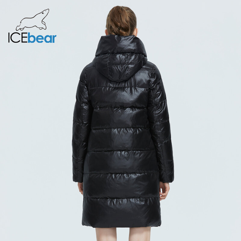 ICEbear 2020 new winter women's coat  high-quality hooded women's parka windproof and warm fashionable women's coats GWD19263I