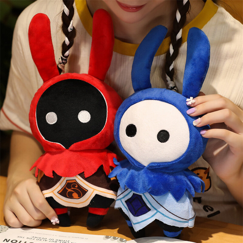 Spiel Anime Genshin Auswirkungen Pyro Cyro Abyss Mage Plüsch Puppe Cosplay Kostüm Kawaii Cartoon Requisiten Spielzeug Weihnachten Geschenk
