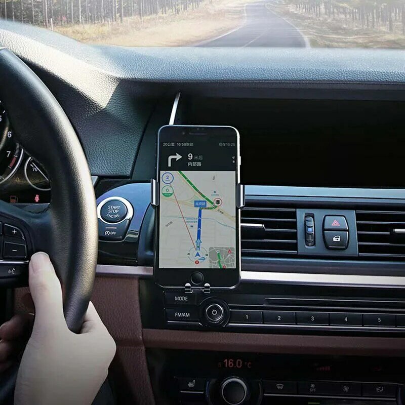 แรงโน้มถ่วงสำหรับผู้ถือโทรศัพท์มือถือ Air Vent โทรศัพท์มือถือ GPS สนับสนุนสำหรับ iPhone 11 XS X XR 7 Samsung Huawei