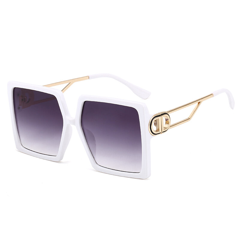 2020 새로운 빈티지 스퀘어 선글라스 여성 패션 그늘 남자 브랜드 디자인 럭셔리 태양 안경 UV400 핑크 대형 선글라스