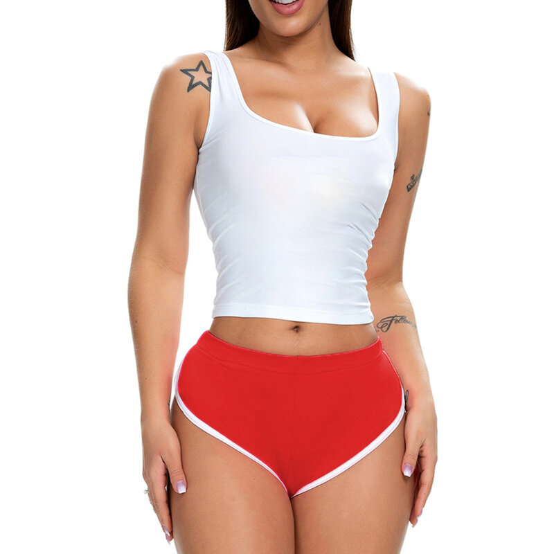 Women's Summer Casual Loose Yoga Shorts Sport Gym Fitness Workout Hot Pants Push Up Gym Training Gym Tights Pocket Short 2021