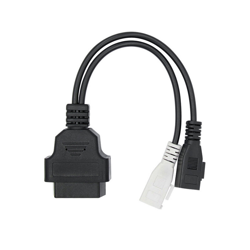 OBD II OBD2 Cable 2 X 2pin  to OBD2 16Pin Female Connector Cable Diagnostic Cable  For Audi Car