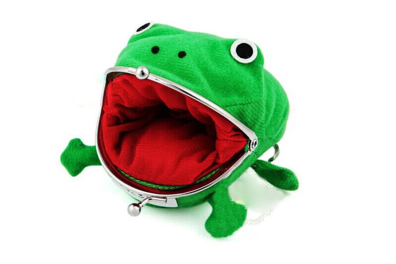 Uzumaki Anime Naruto Cosplay Frosch Form Geldbörse Brieftasche Weichen Pelzigen Plüsch