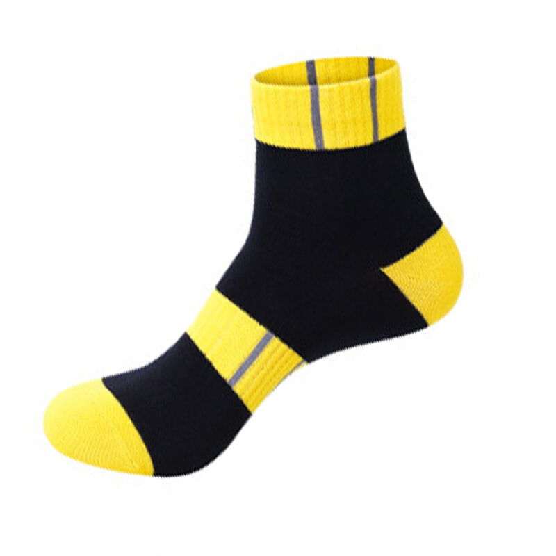 Calcetines tobilleros de algodón suave y transpirable para hombre, calcetín deportivo corto, cómodo, de tubo, novedad