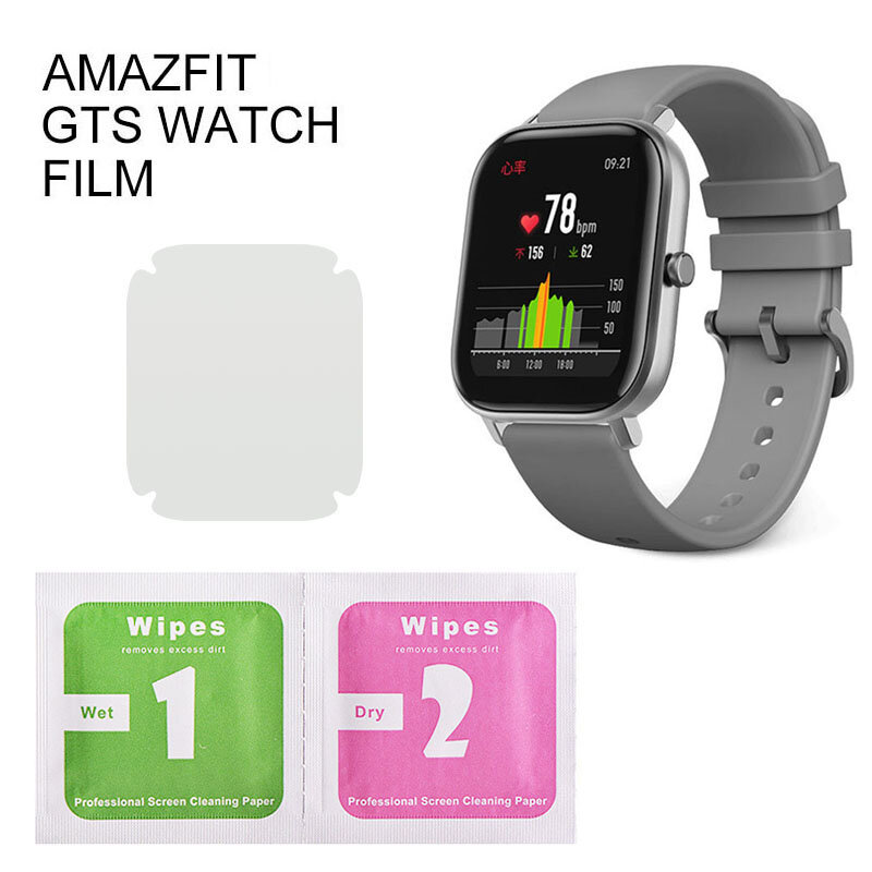 Ekran miękki przezroczysty inteligentny zegarek Protector folia TPU anty-olej wodoodporny do zegarka Xiaomi Amazfit GTS full HD TPU